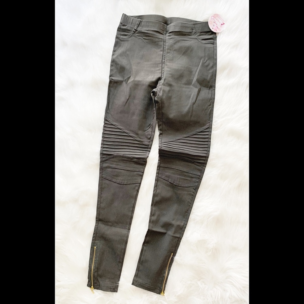 Moto Leggings (DARK GRAY) - Picture 4 of 6